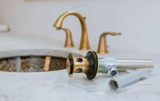bathroom sink fixture, faucet, and parts